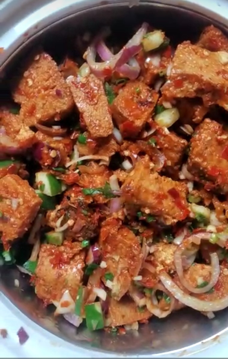 How to Make Nigerian Spicy Fried Soybean Tofu (Awara) Delishably