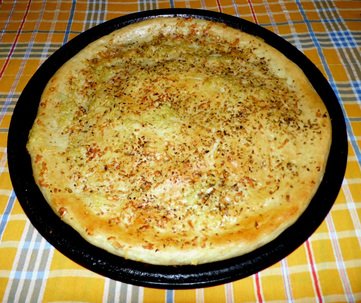 Home-Baked Pizza Shop Garlic Bread (Vegan)