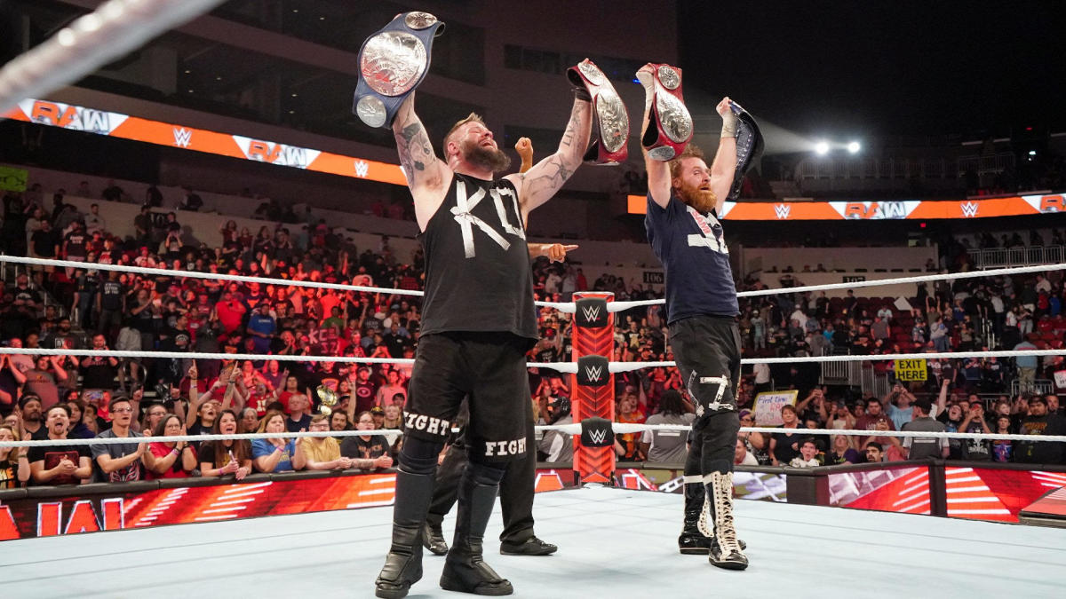 WWE Monday Night Raw Sami and KO Still Reign as Champions, Cody and