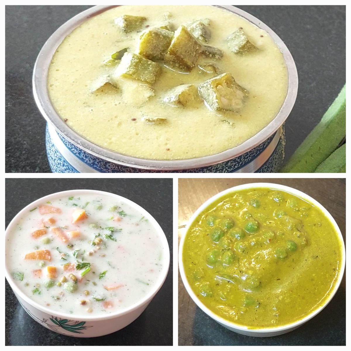 3 Satvik Side Dishes - Side Dishes Without Onion and Garlic