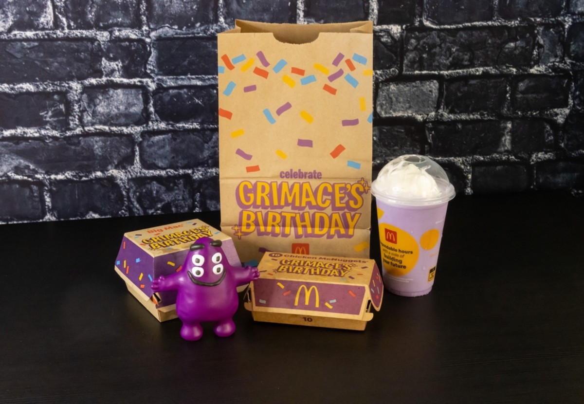 Actor Who Voices 'Grimace' Hits the McDonald's DriveThru and It's Epic