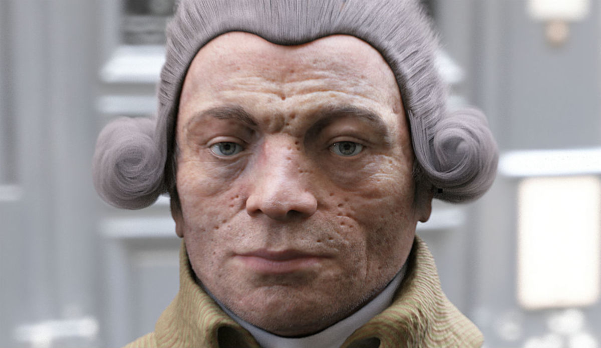 The Terrifying Reconstruction of Robespierre's Face