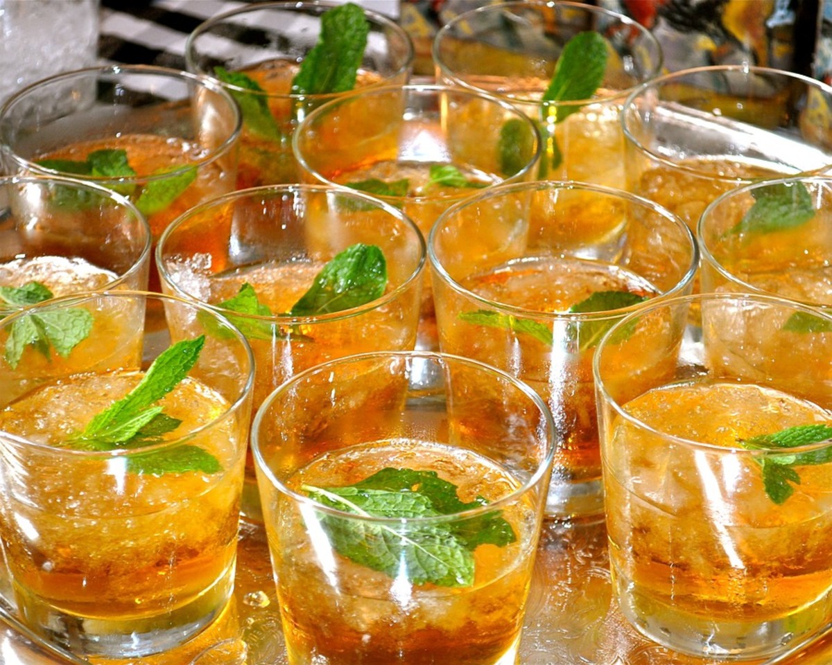 In spite of Prohibition, mint juleps were among the most popular alcoholic drinks in 1924.