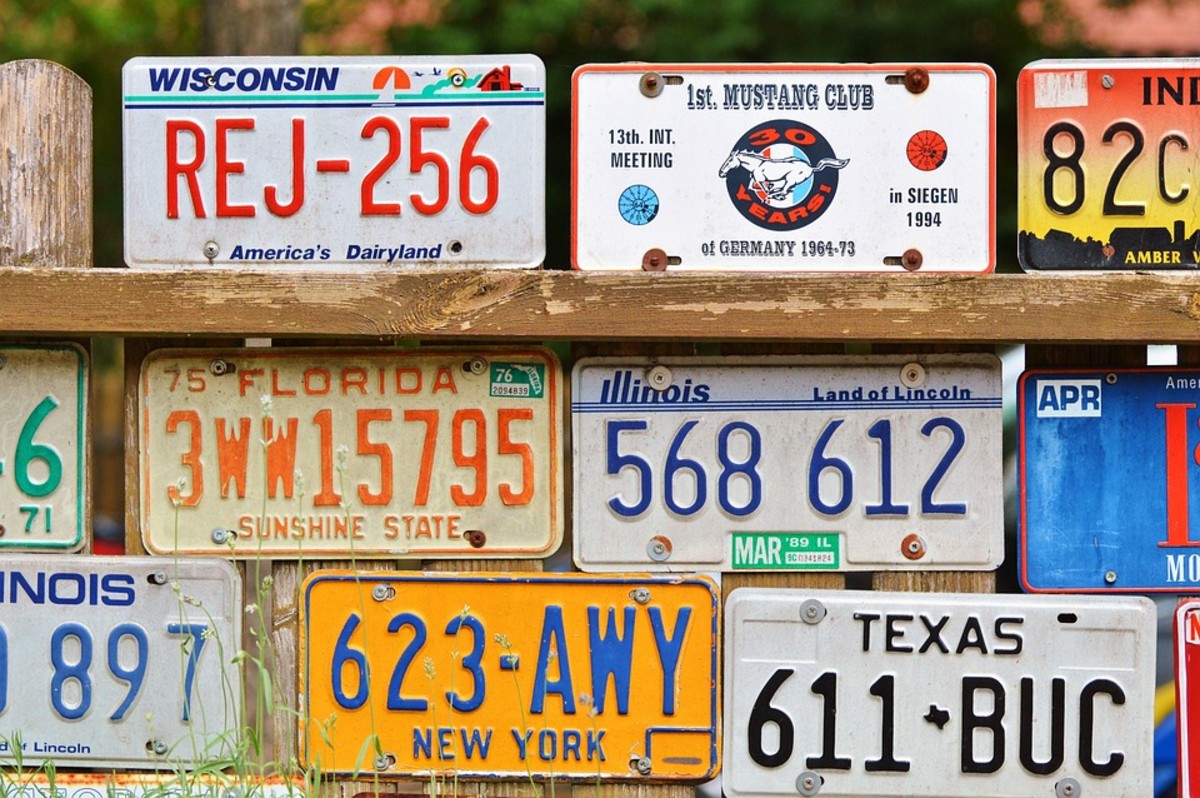 In 1924, the word “license plate” appeared in print for the first time.