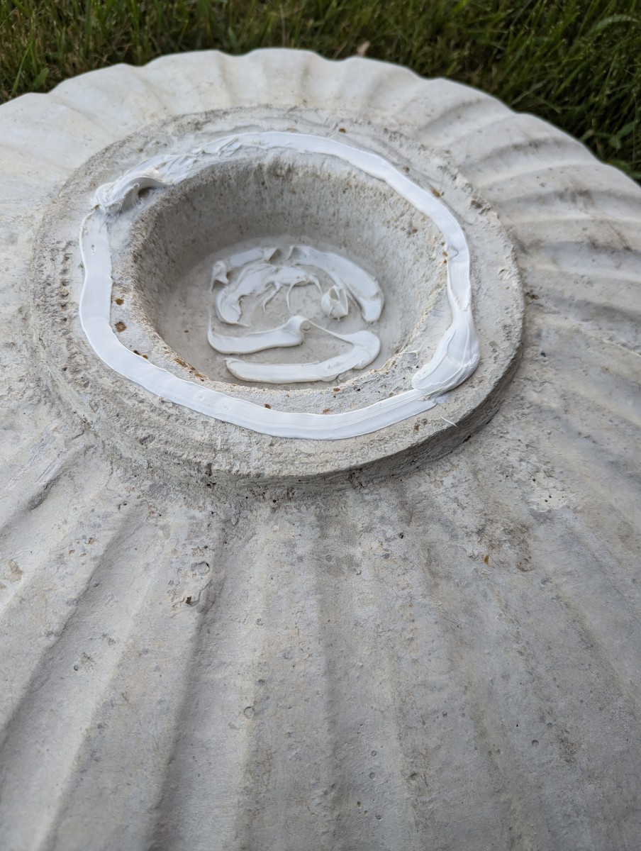 Birdbath Repair Unlike Humpty's Shell HubPages