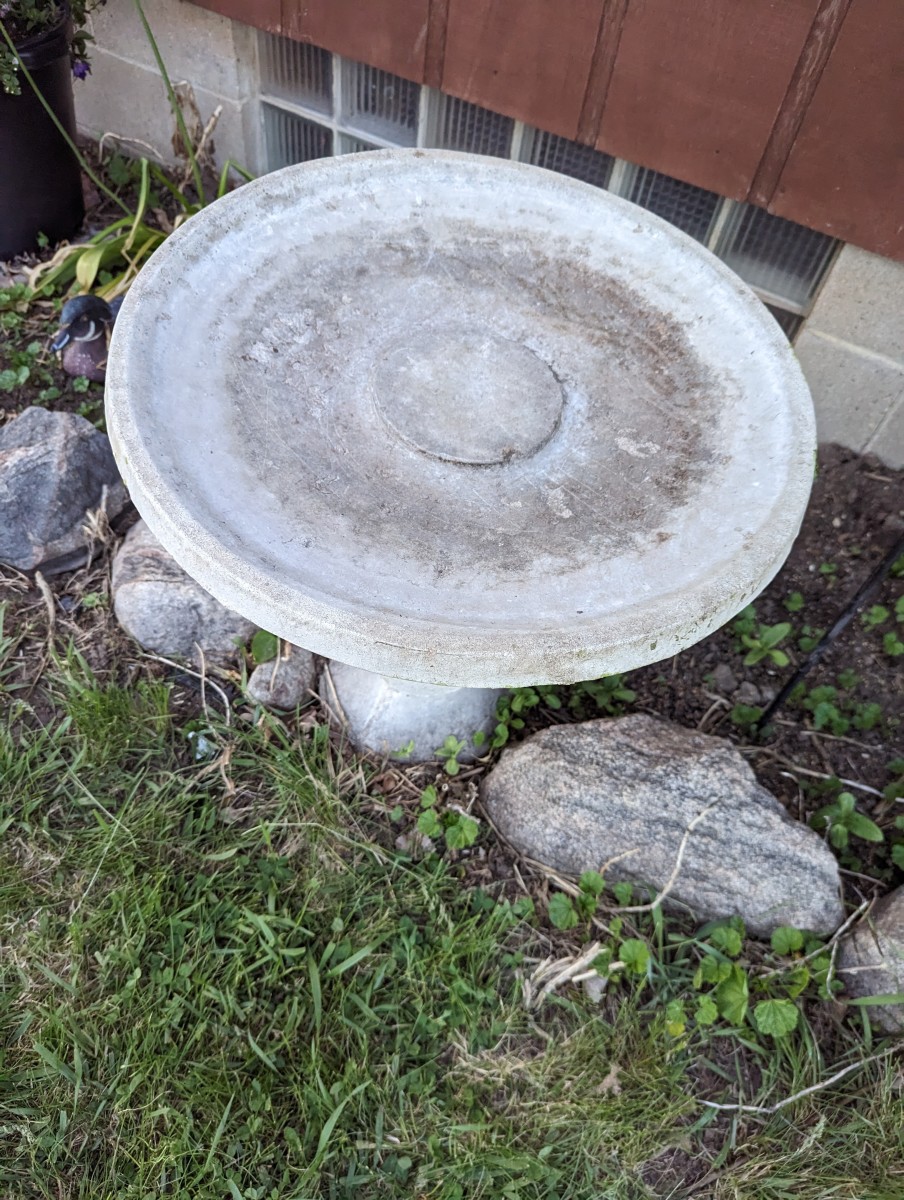 Birdbath Repair Unlike Humpty's Shell HubPages