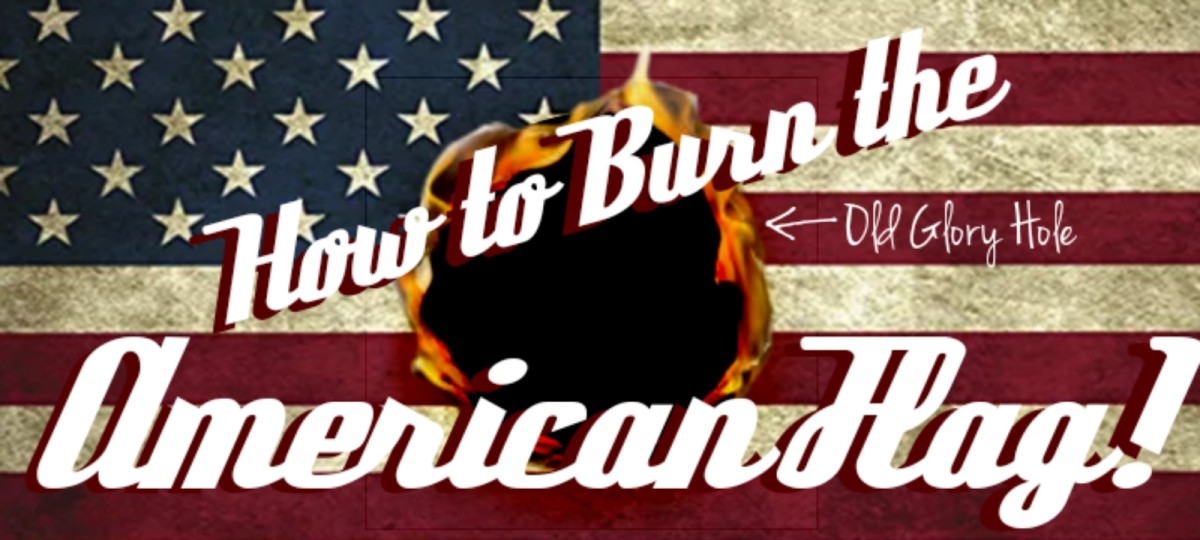 How To Burn The American Flag