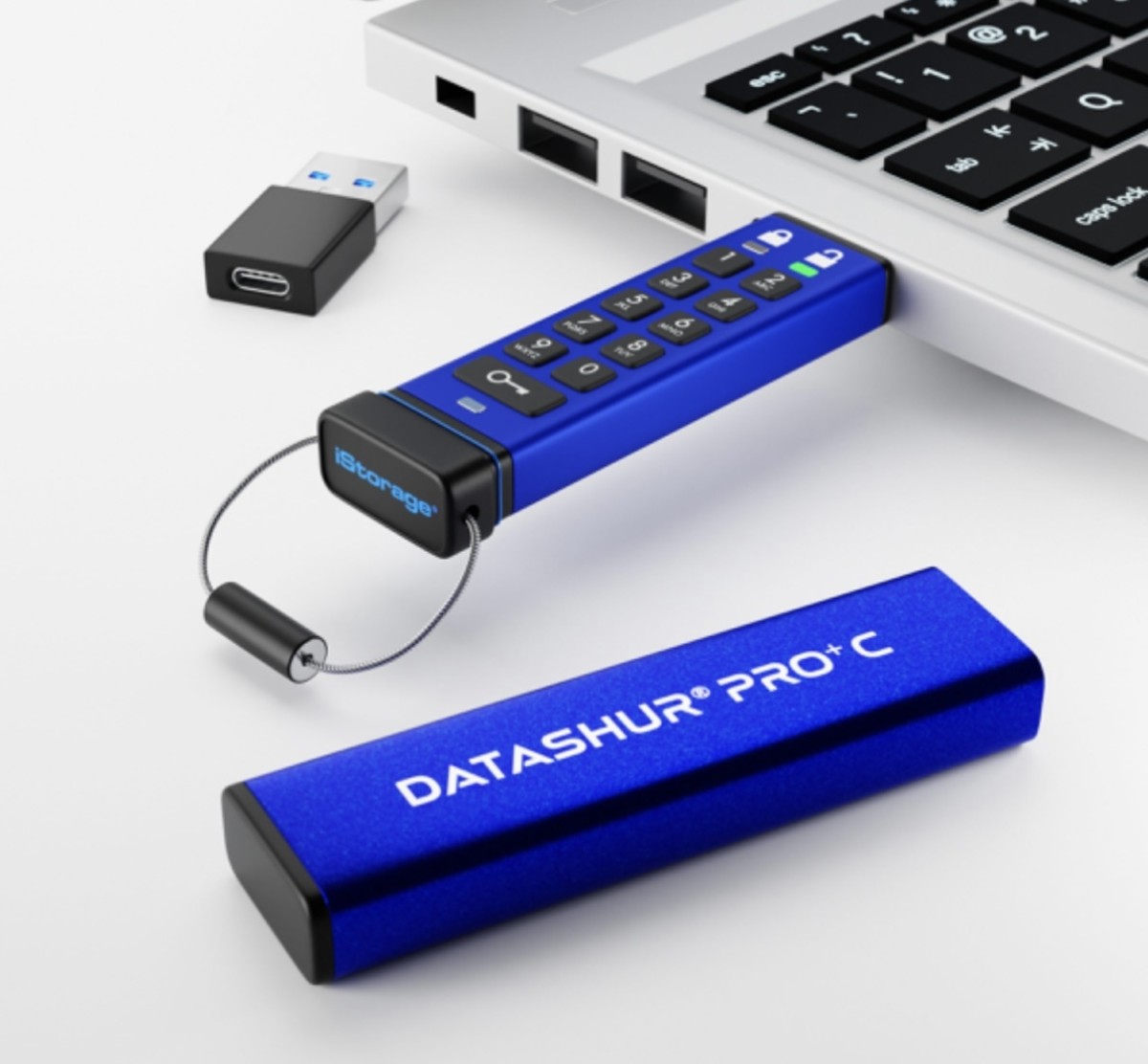 Without The Pin There’s No Way In — The DATASHUR PRO+ C USB Type-C Flash Drive