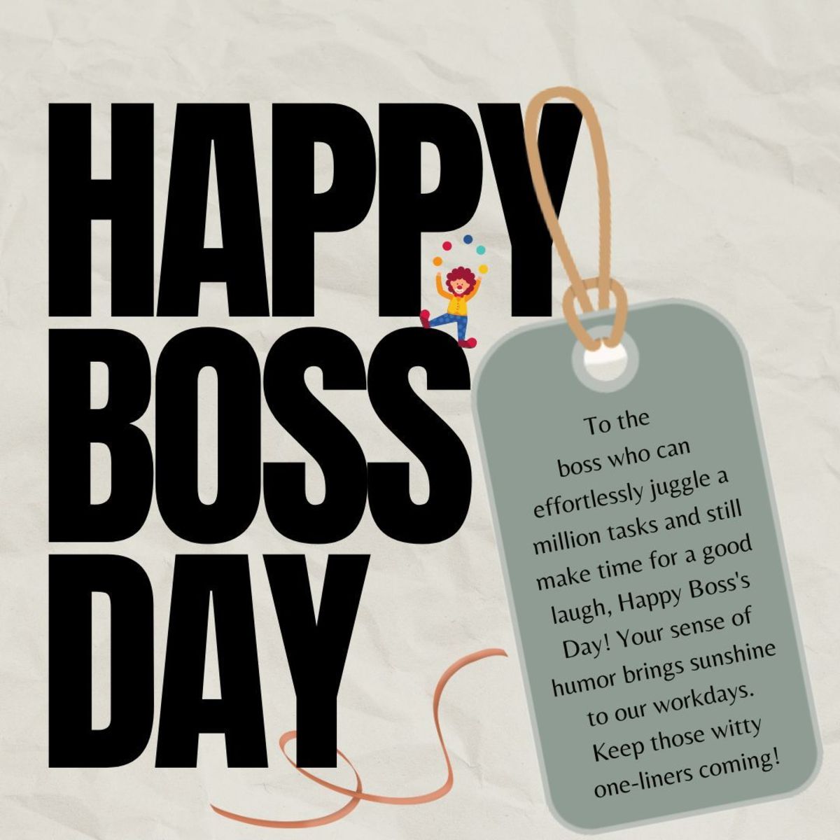 Best Happy Boss Day Message, Even If You Dislike Your Boss - HubPages