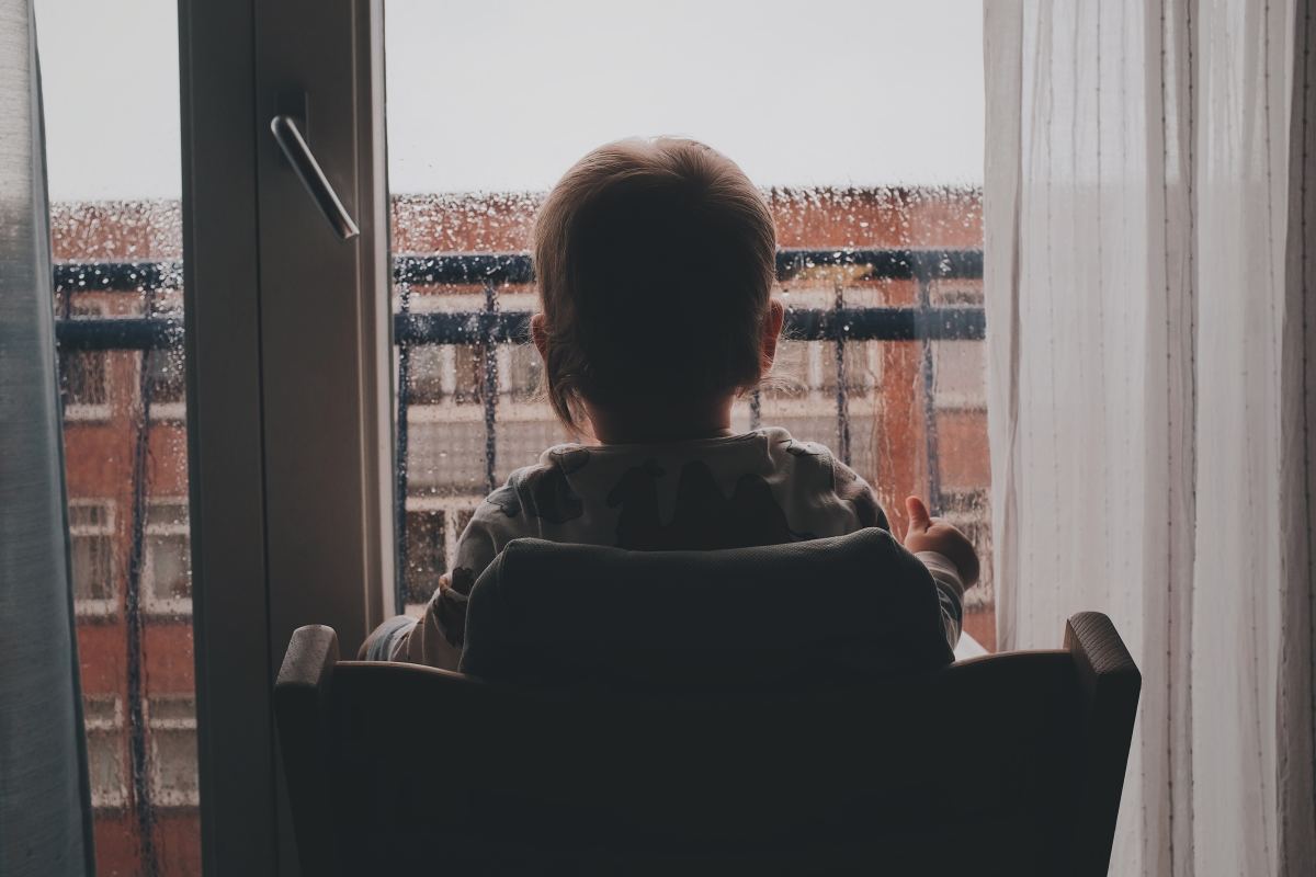 Baby Girl Is Totally Fascinated by Her First Rain Storm - WeHaveKids News