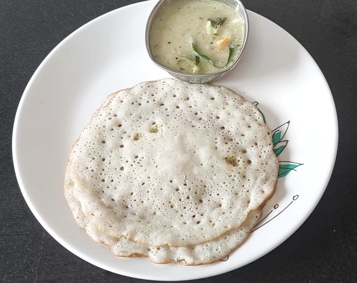 Soft Coconut Dosa: Indian Breakfast or Lunch Box Recipe - Delishably