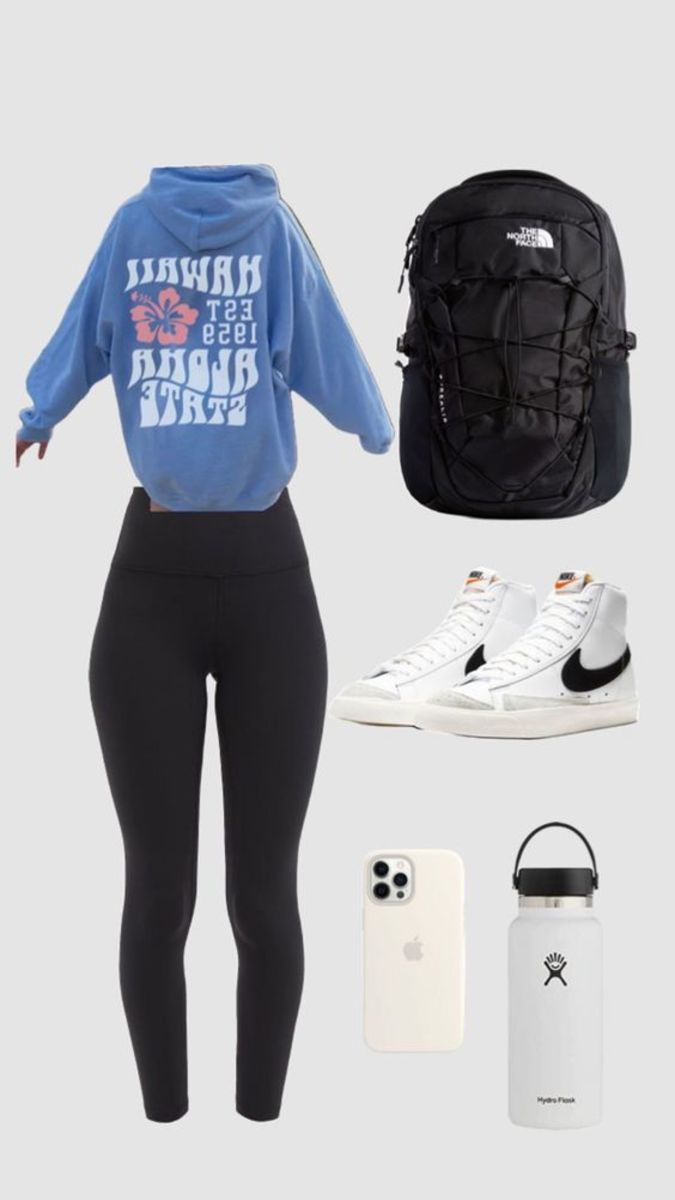 Outfits With Black Leggings For School 2024