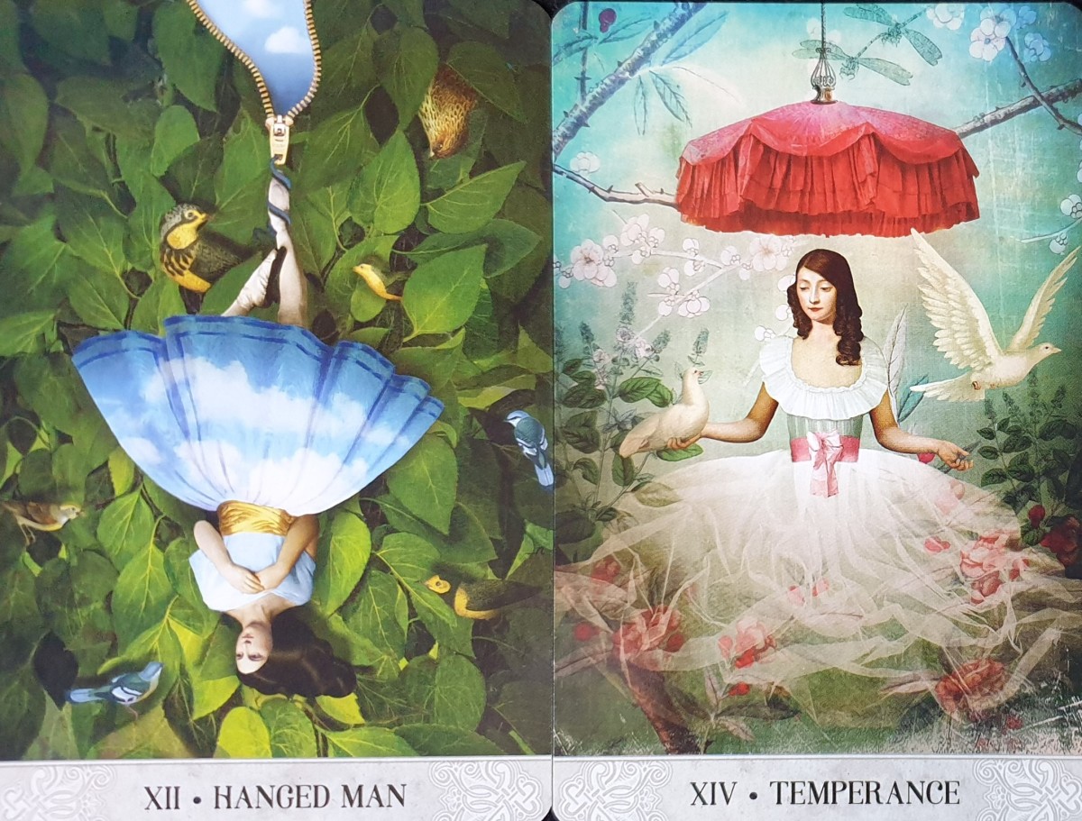 The Hanged Man and Temperance Together in a Tarot Reading: Finding Equilibrium