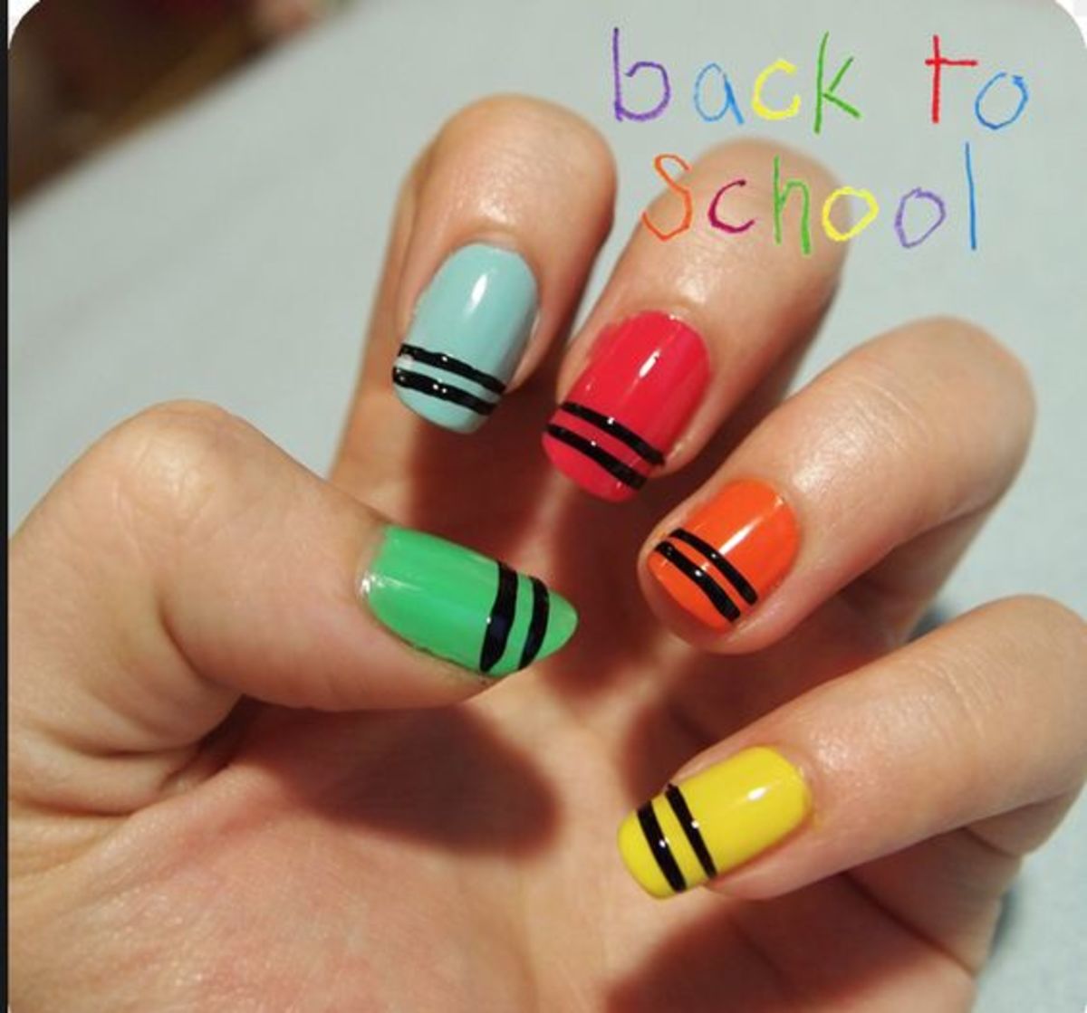 30+ Cute Back to School Nail Art for Girls - HubPages