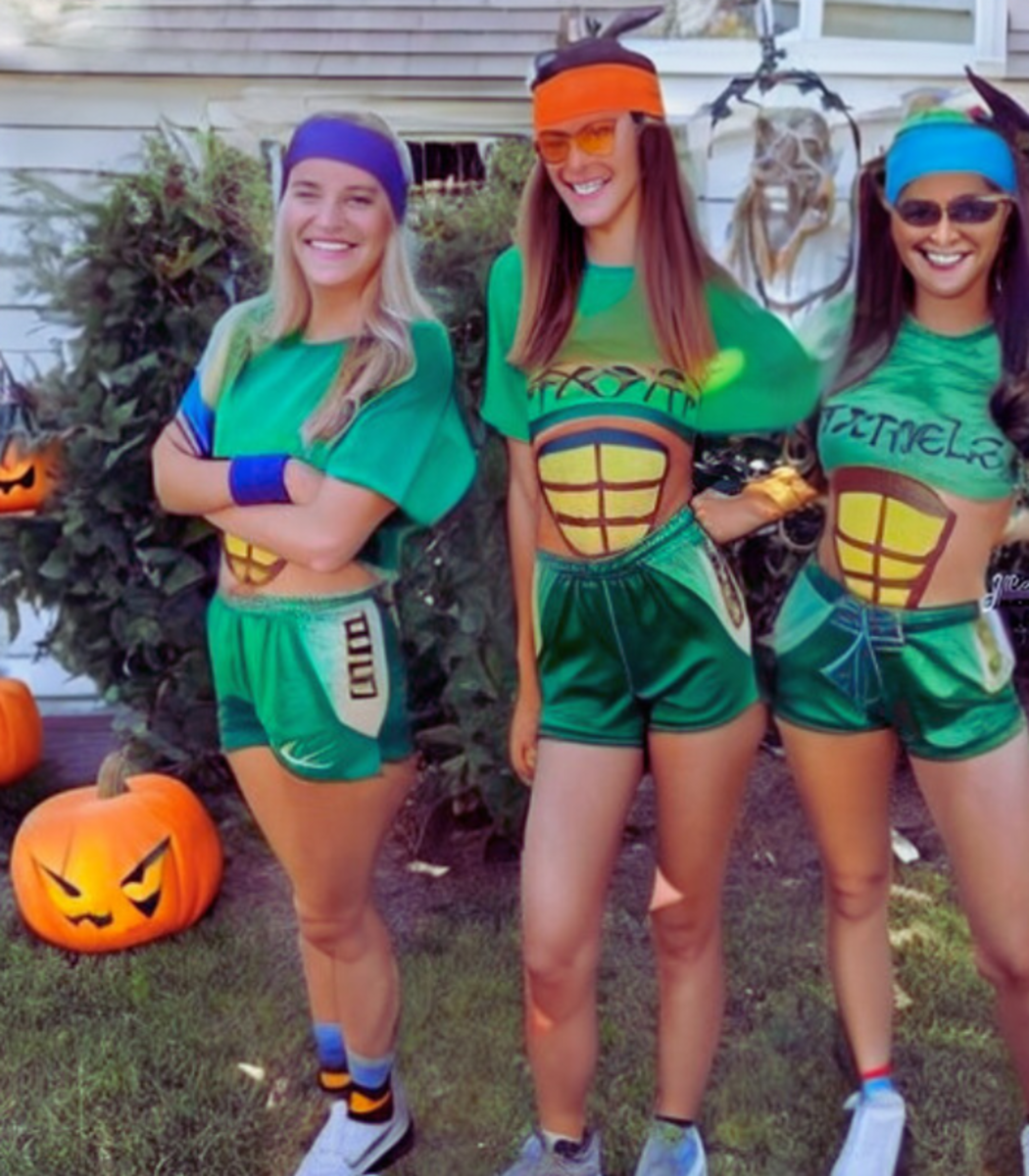 DIY Adult Halloween Costumes - A Turtle's Life for Me
