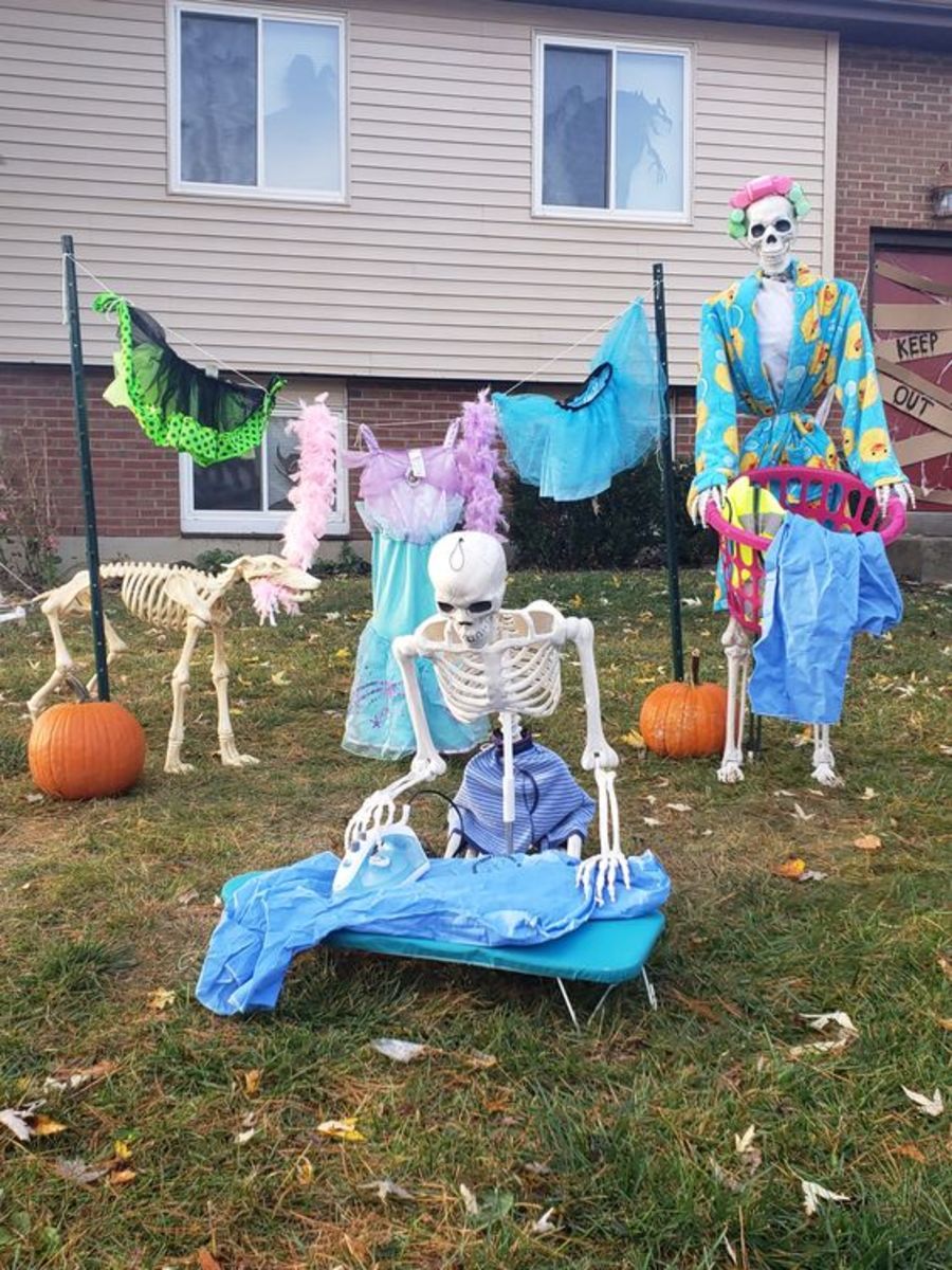 20+ Spooktastic Skeleton Halloween Decoration Ideas for Front Yard ...