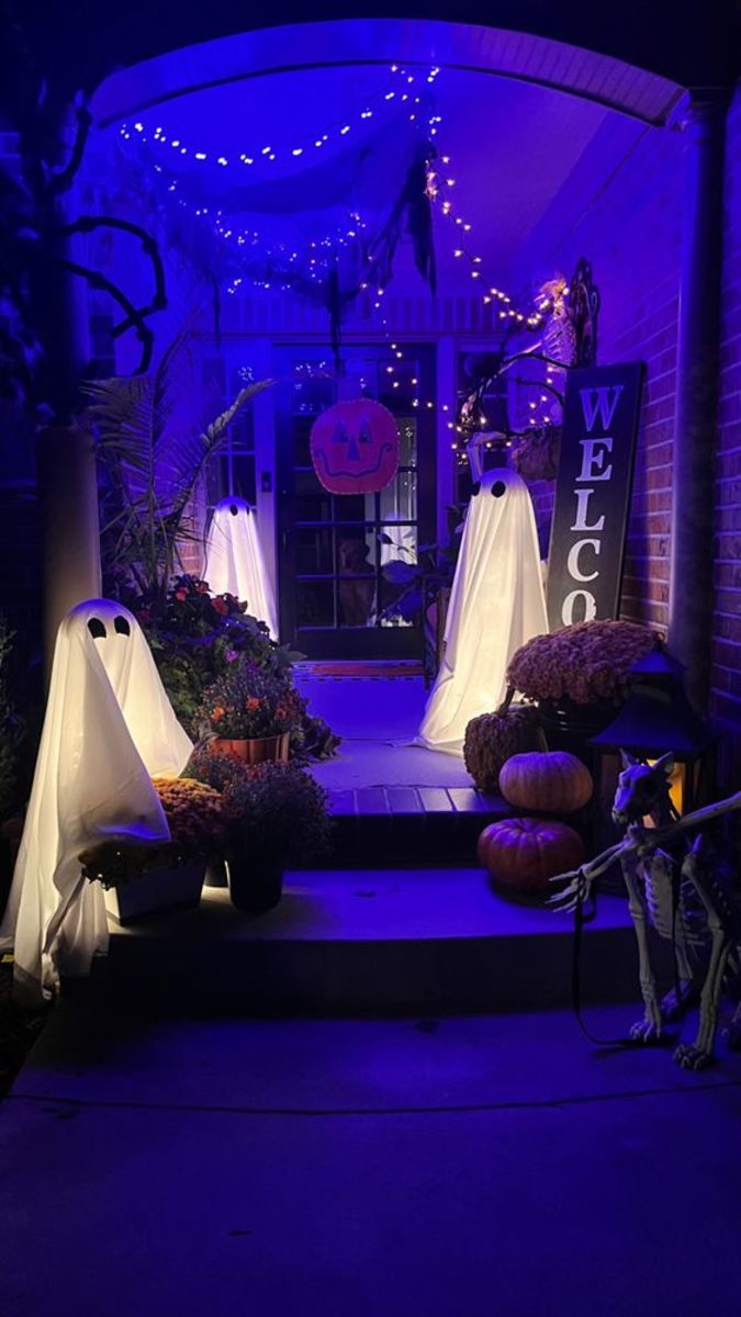 50+ Easy Diy Halloween Front Porch Decorations