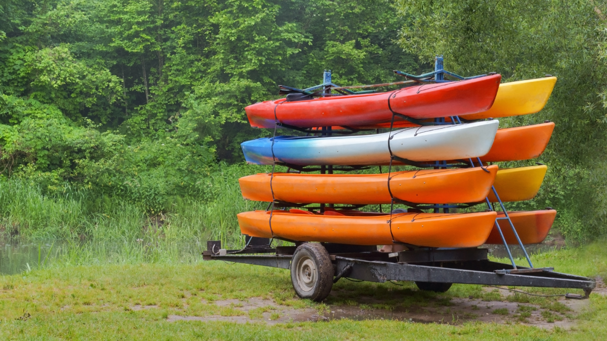Home-Built Canoe or Kayak Trailer