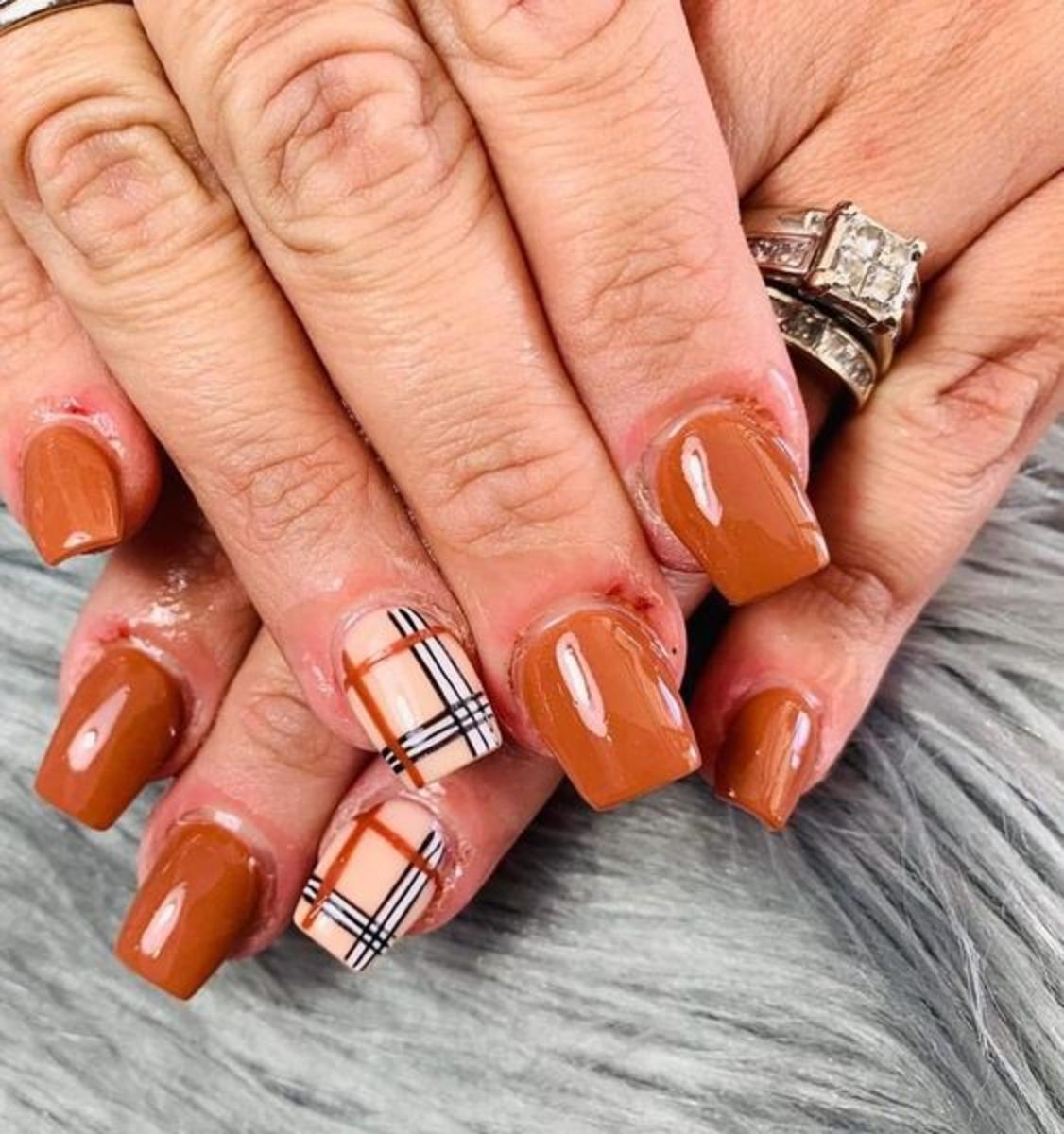 Burnt Orange ✨🍂 • • #nails #nailsofinstagram #nailart #nail #nails💅  #nailinspo #nailinspiration #nailsdesign #naildesign... | Instagram