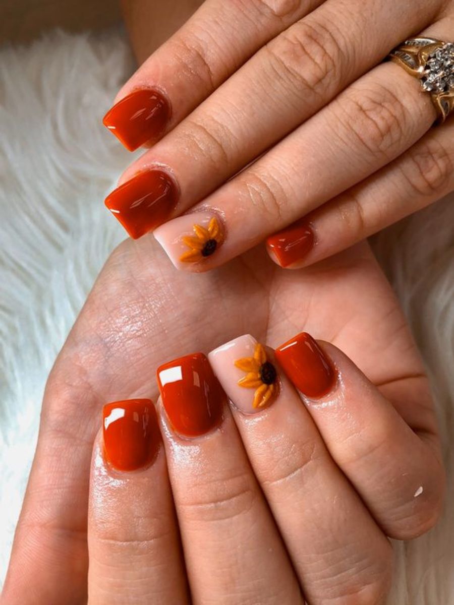 24+ Fall Nail Art Ideas and Smokin' Autumn Colors 2023 - HubPages
