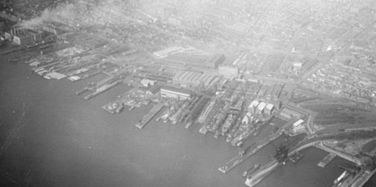 William Cramp & Sons Shipyards in Philadelphia.
