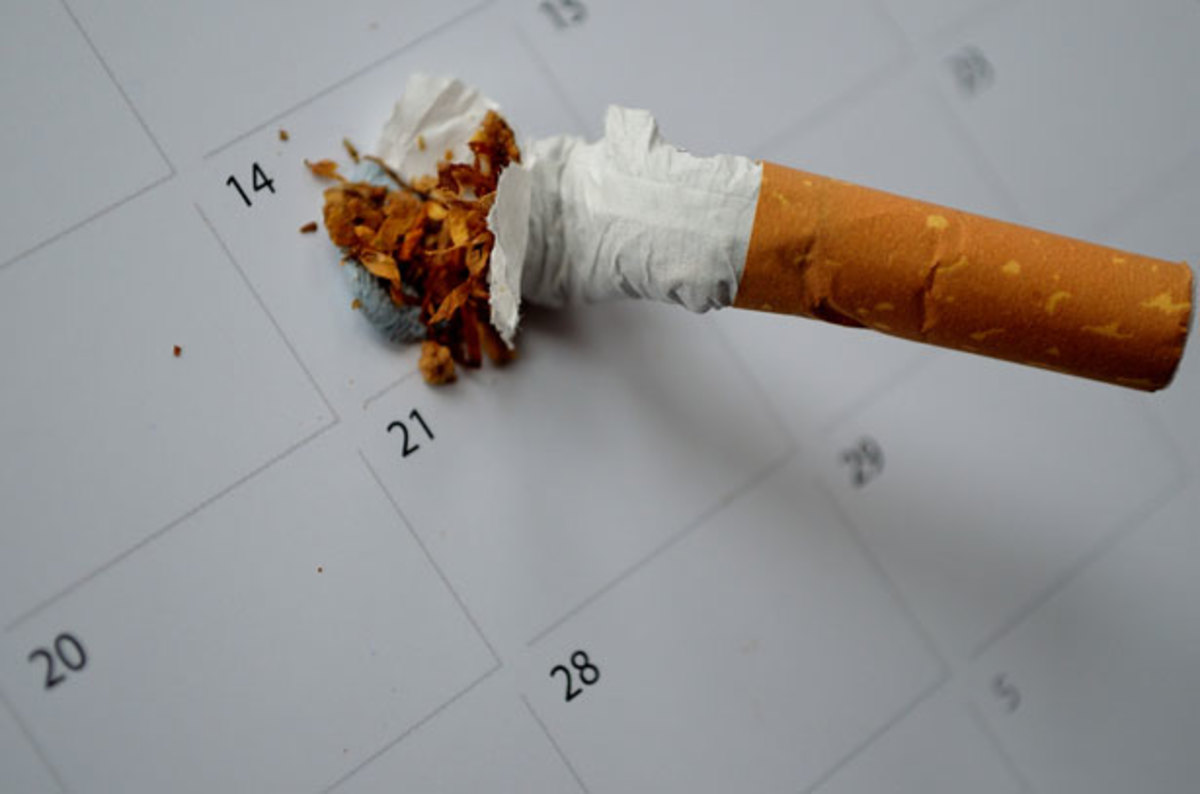 Pick a date to stop smoking. Take the first step.