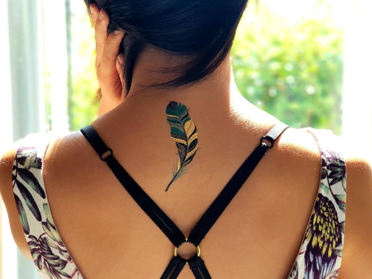 Amazon.com : Everjoy Bohemian-inspired Realistic Temporary Tattoos for  Women and Men - Waterproof, Long-lasting, and Meaningful Tattoo Designs  including Butterfly, Moon, Sun, Love, Letters and Words : Beauty & Personal  Care