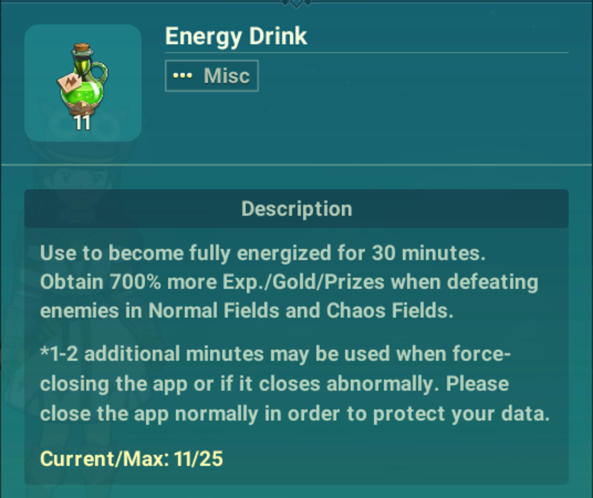 Energy Drink gives a 700% increase!