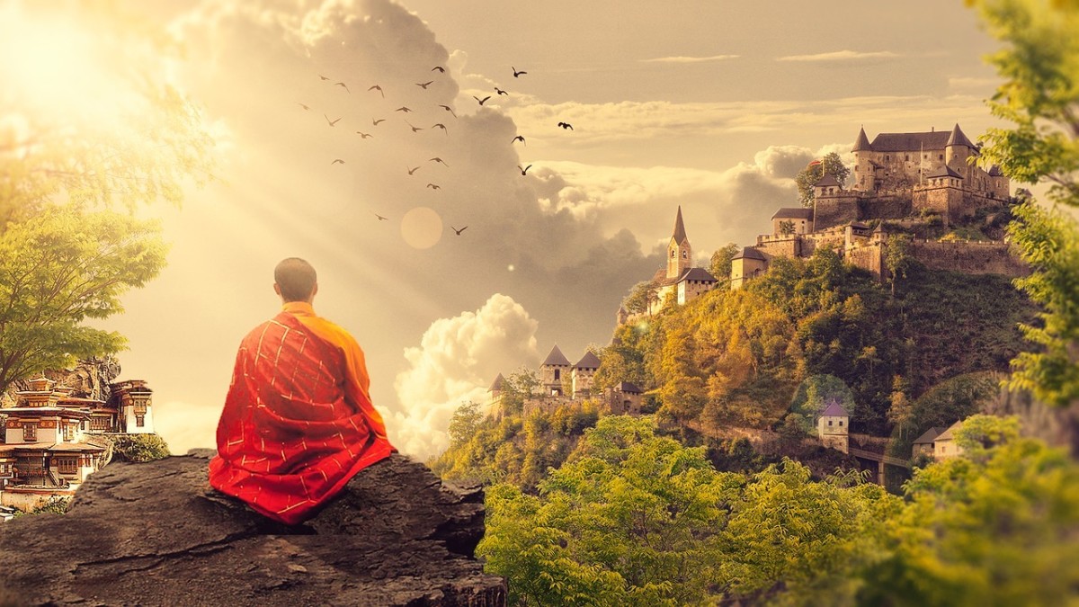 Buddhism teaches us that the true source of happiness comes from within.