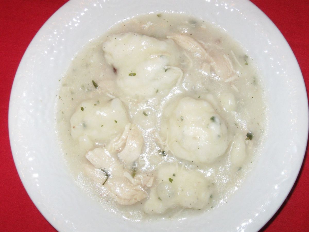Chicken and Dumplings Recipe in Slow Cooker