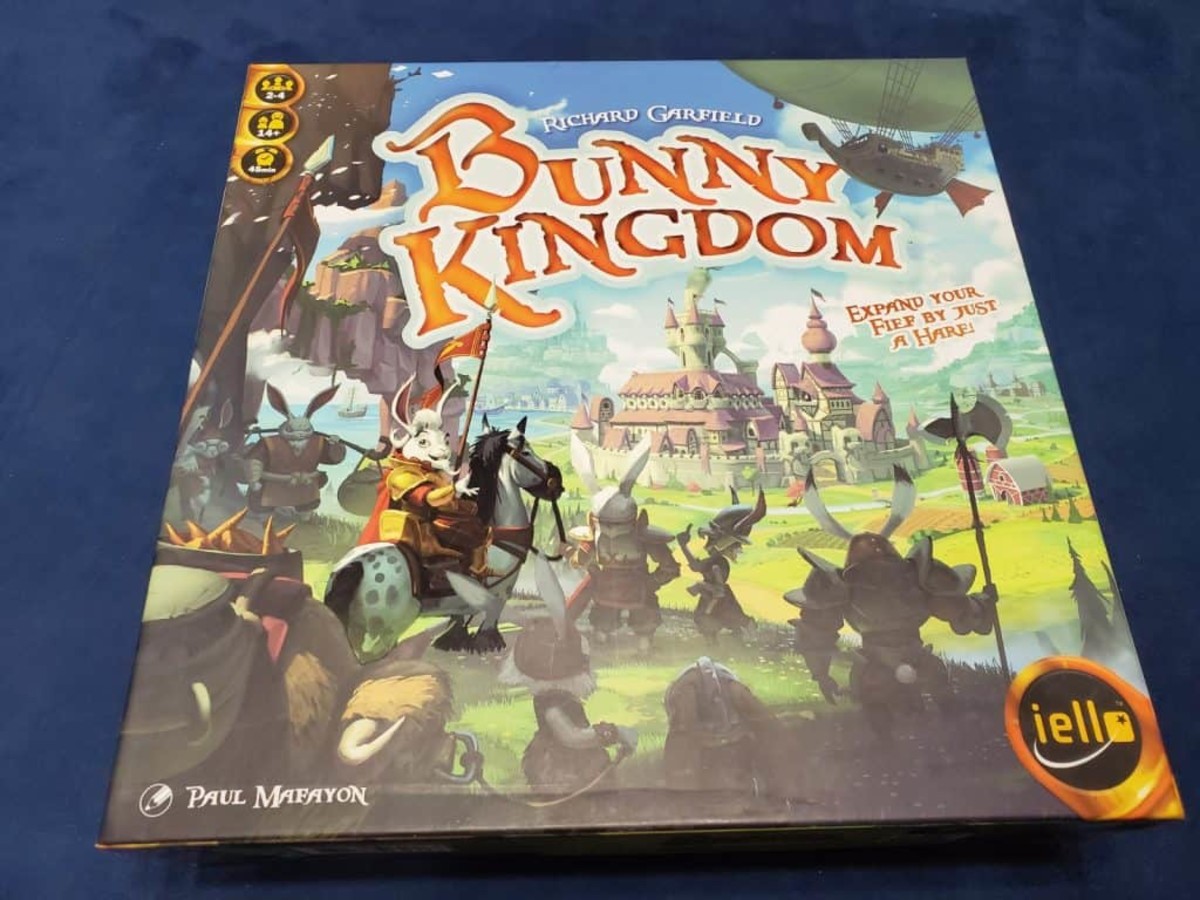 Bunny Kingdom (Expansion Not Pictured). Great game that gets lots of play, picture used with permission of original take & copyright holder.