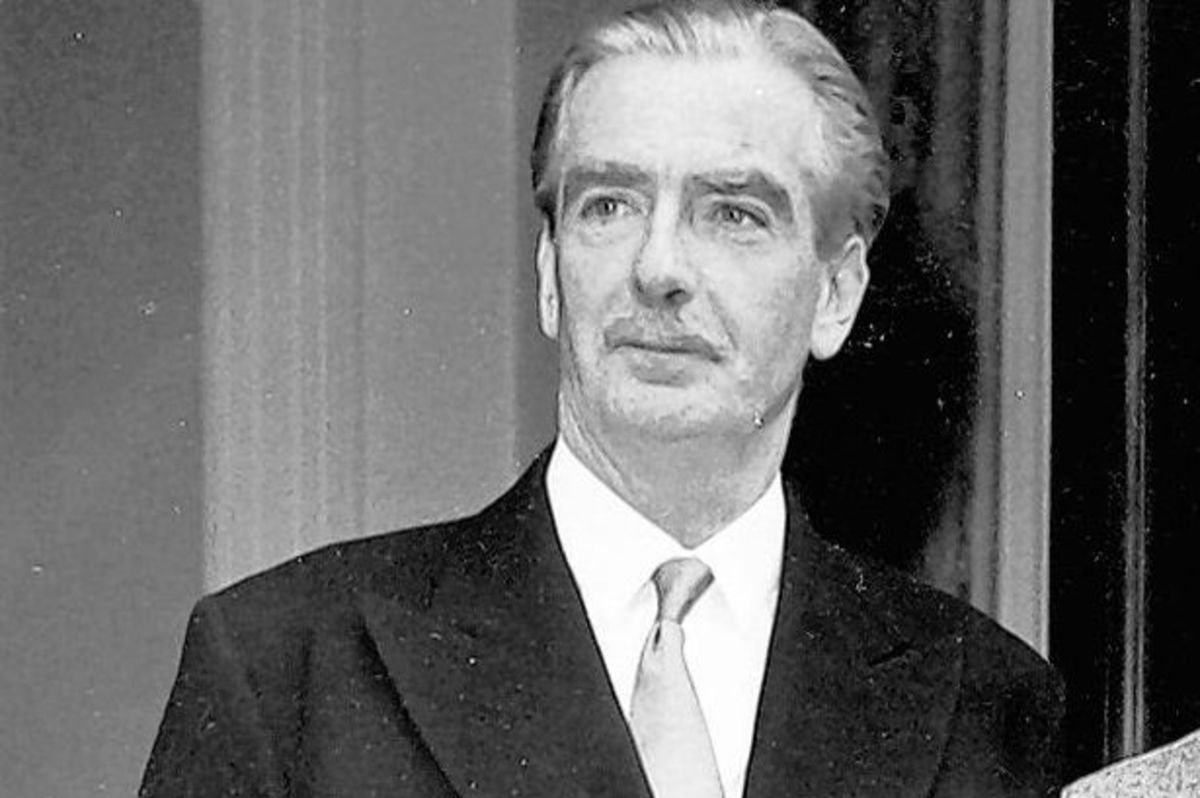 Anthony Eden - Former Prime Minister  and leader of the Conservative party.