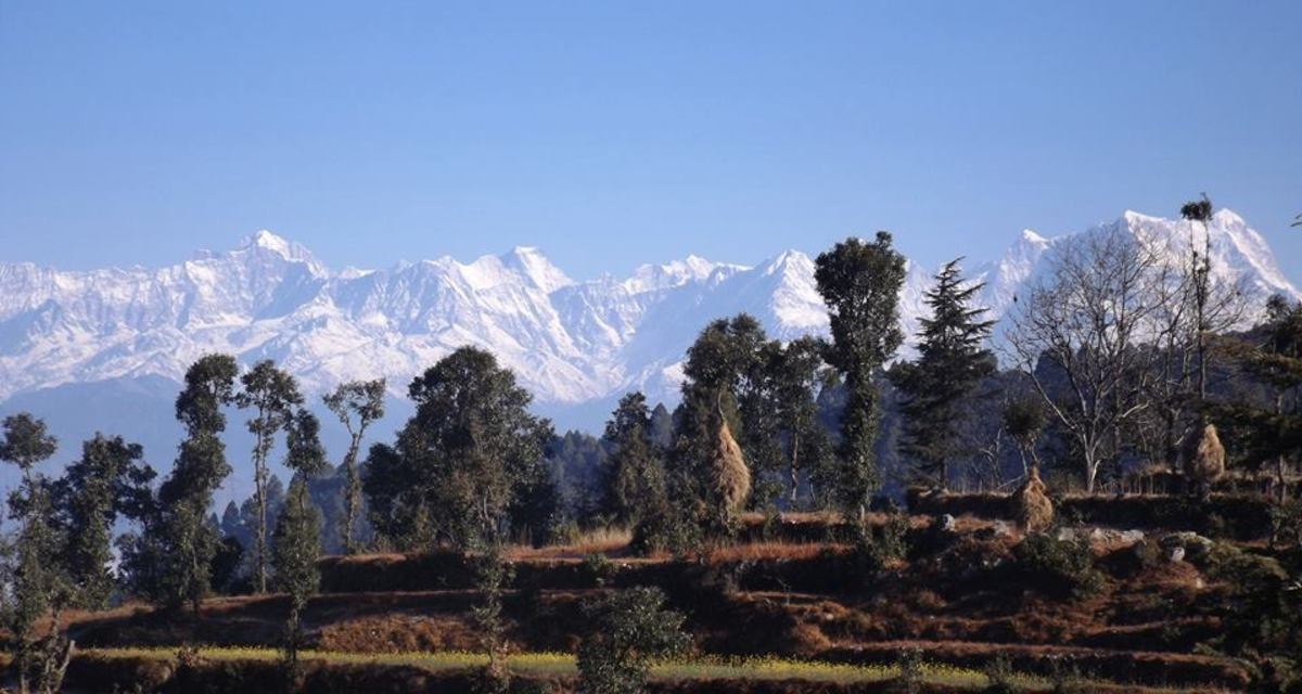 The Himalayas from Khirsu