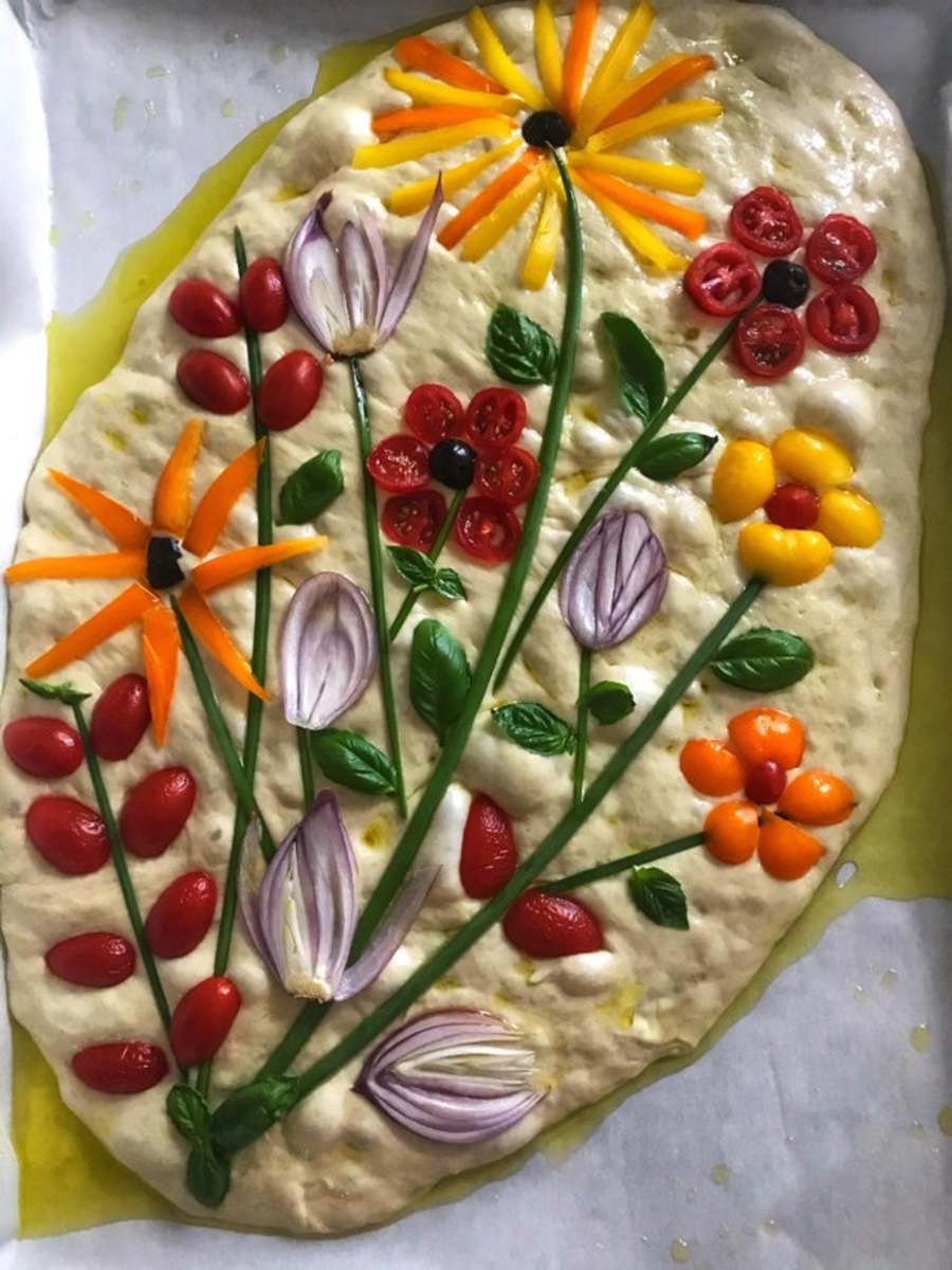 focaccia-bread-with-vegetables-recipes