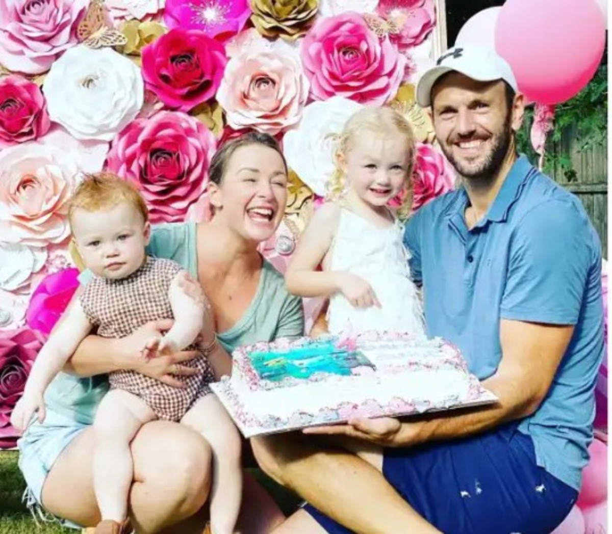 Jamie Otis and Doug Hehner with their daughter and son