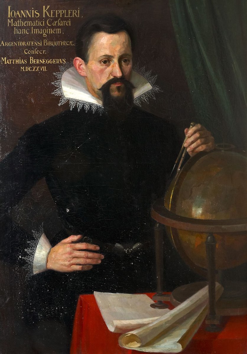 Portrait of Johannes Kepler, unknown artist c. 1620.