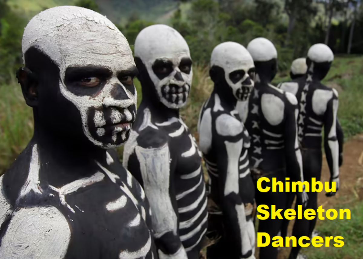 Chimbu Skeleton Dancers