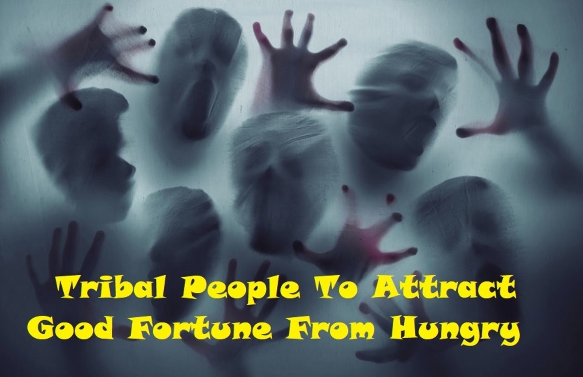 Tribal People To Attract Good Fortune From Hungry Ghosts