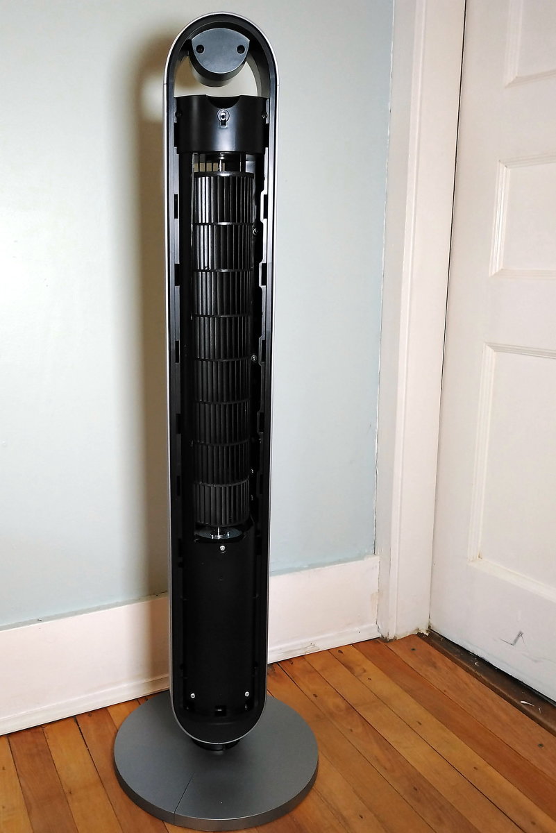 View of fan with back cover removed for maintenance