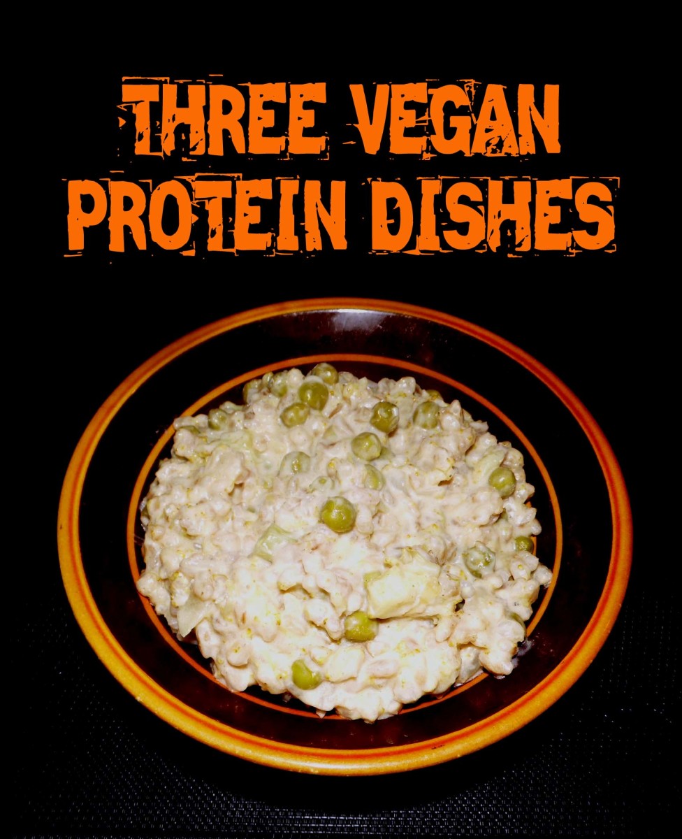 Three High-Protein Vegan Dishes: Breakfast, Lunch and Dinner