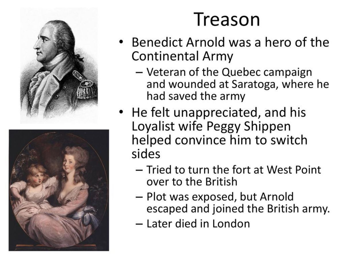 Benedict Arnold: Treason