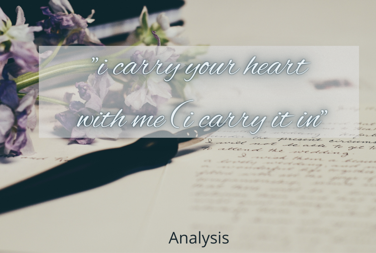 Here is an analysis of E.E. Cummings' poem, "i carry your heart with me (i carry it in."