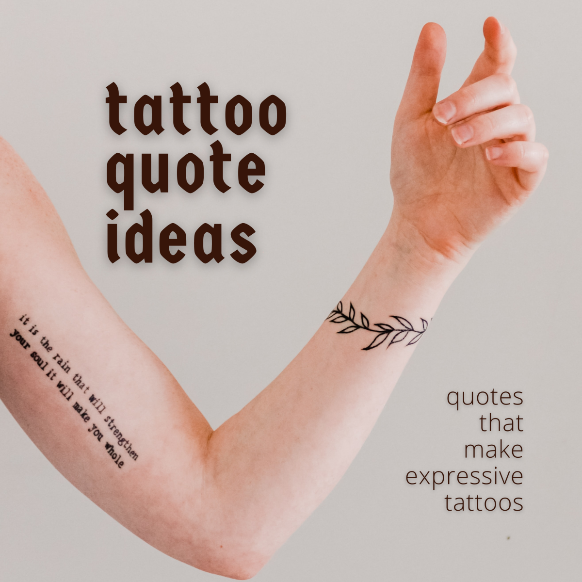 Tattoo Quote Ideas