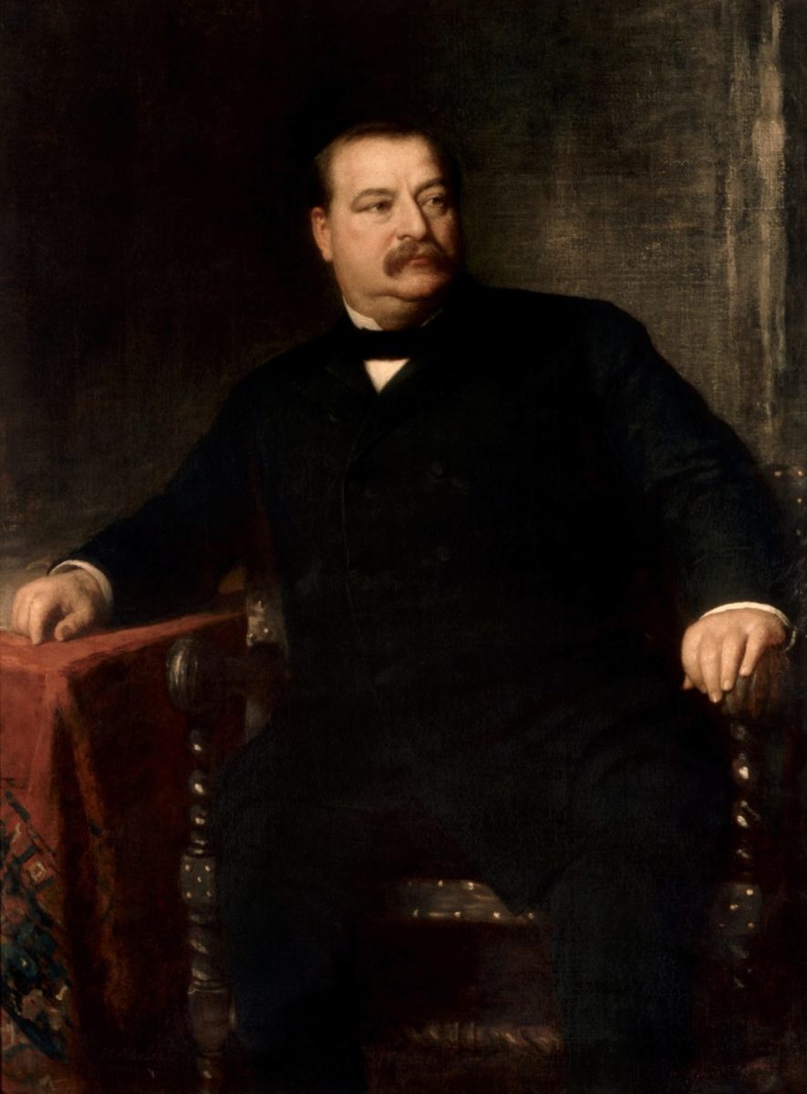 Grover Cleveland's official Presidential Portrait