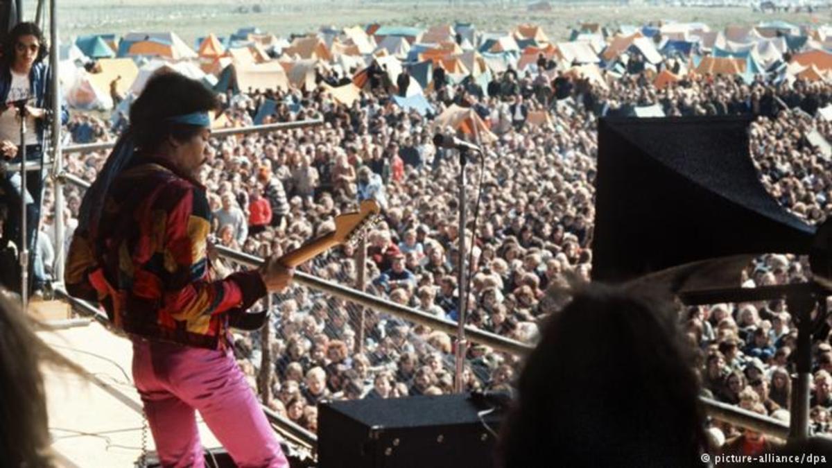 The late great Jimi Hendrix.