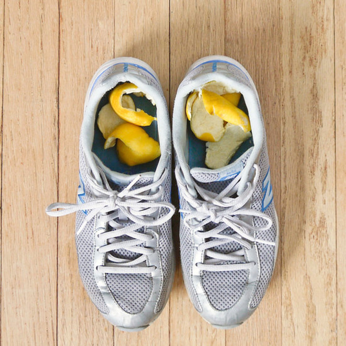 Put orange peels in smelly shoes to refresh them.