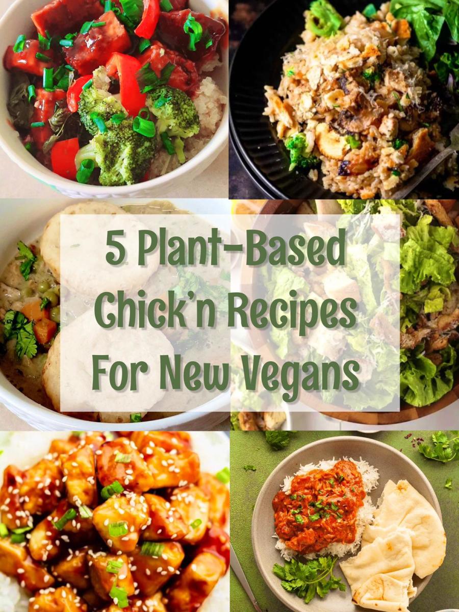 5 Delicious Plant-Based Chicken Recipes for New Vegans