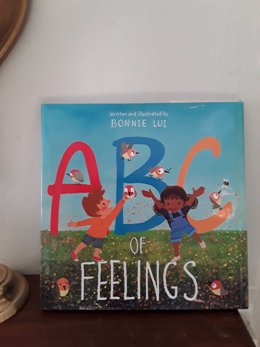 Alphabet Letters and Feelings Go Hand in Hand for Fun Learning in Colorful Picture Book for Little Readers
