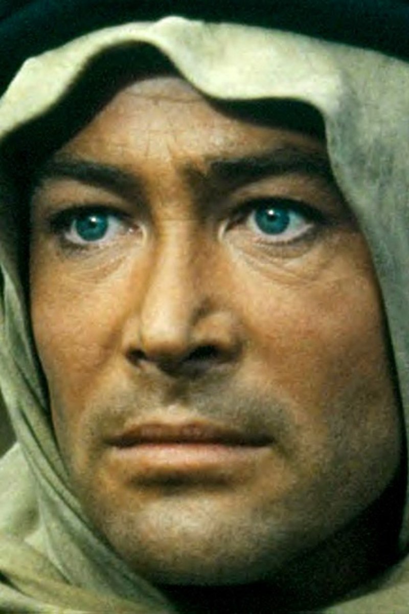 Peter O'Toole in "Lawrence of Arabia"