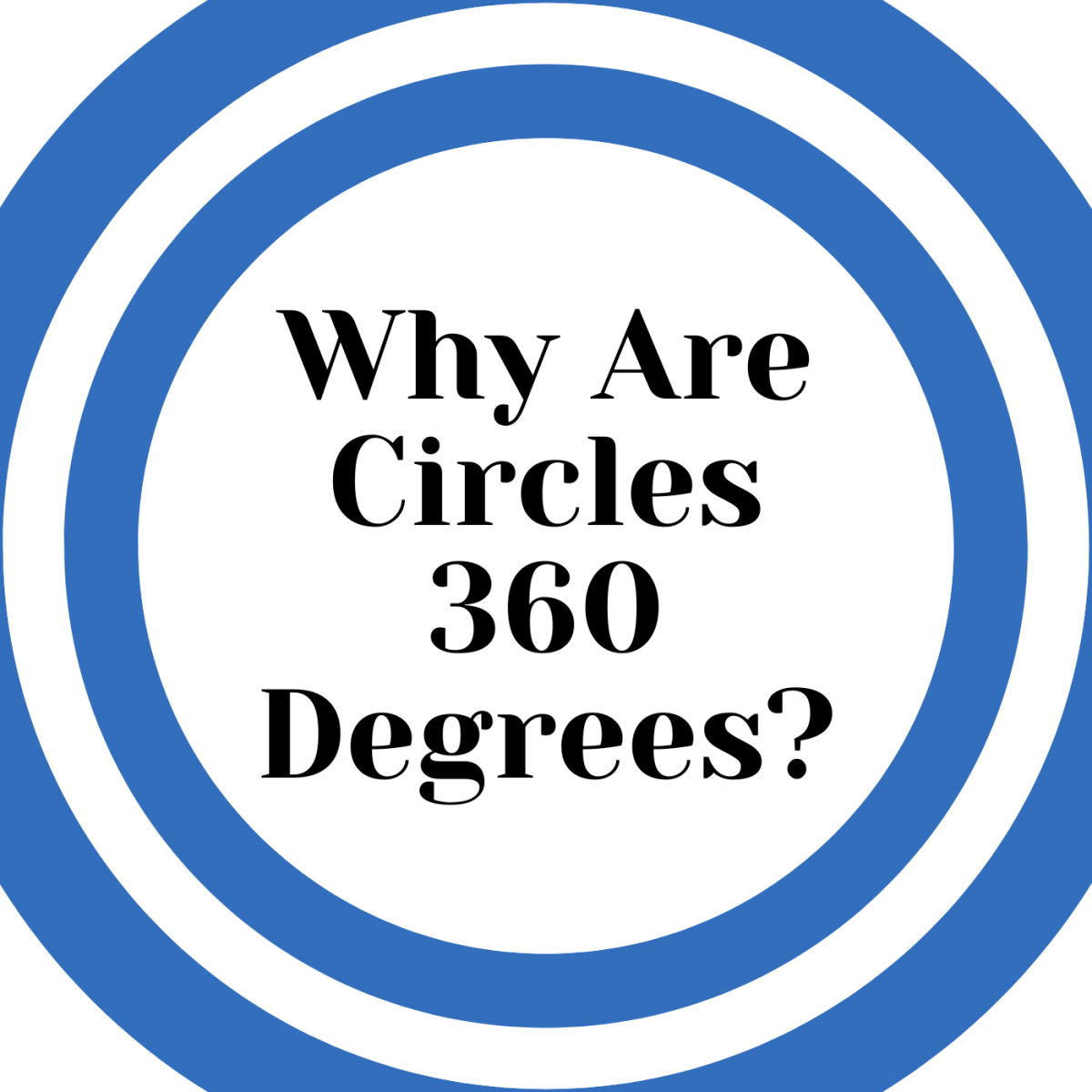 Why are circles 360 degrees? 